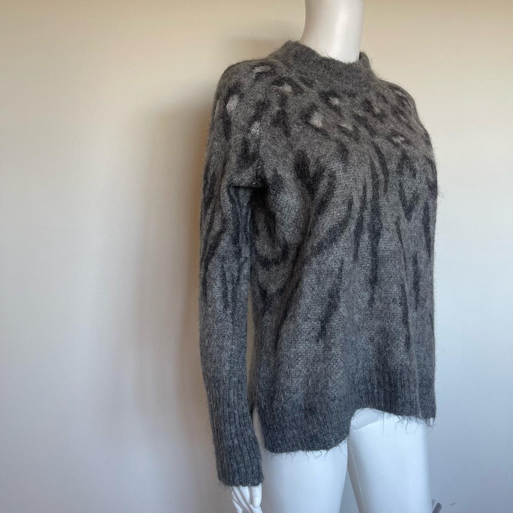 Allsaints Arley Animal Mohair/Wool Sweater - Size Small